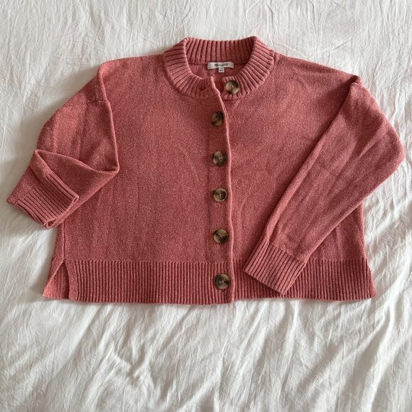 Madewell Blush Pink Broadway Cardigan / Small - Picture 4 of 5